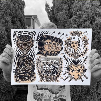 JAD x AHREN STRINGER FLASH SHEET